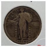 1929 Standing Liberty Silver Quarter.