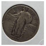 1929 Standing Liberty Silver Quarter.