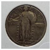 1930 Standing Liberty Silver Quarter.