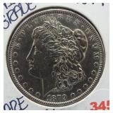 1879 Morgan Silver Dollar.