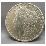 1921-S Morgan silver dollar.