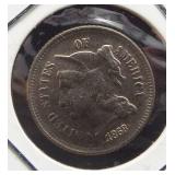 1868 3-Cent Nickel.