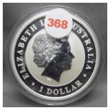 2014 Australian Koala Once .999 Silver Round.