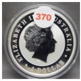 2017 Australian Kookaburra Once .999 Silver