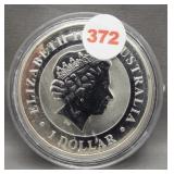 2014 Australian Koala Once .999 Silver Round.