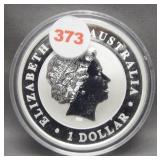 2015 Australian Koala Once .999 Silver Round.