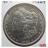 1904 Morgan silver dollar. Choice BU, better