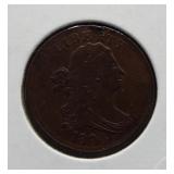 1804 Half cent. GEM BU Brown (Rare).