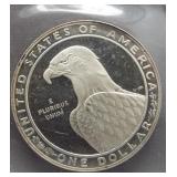 1983 Los Angeles olympic silver dollar.