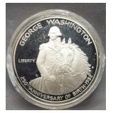 1982 George Washington silver half dollar.