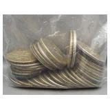 (35) 1965-1969 Kennedy half dollars.