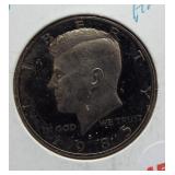 1985-S Kennedy half dollar.