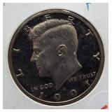 1991-S Kennedy half dollar.