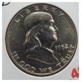 1952-D Franklin half dollar