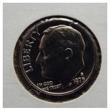1975-S Proof Roosevelt dime.