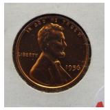 1956 Proof Lincoln wheat cent.