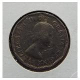 1956 Canadian nickel.