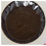 1917 Canadian large cent.