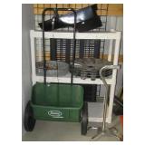 Plastic shelf, set of (4) 18.5" wheel covers, Plastic shelf, set of (4) 18.5" wheel covers,