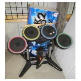 PlayStation rock band drum set. PlayStation rock band drum set.
