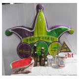 Various beer memorabilia including Blatz sign, Various beer memorabilia including Blatz sign,