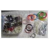 Various costume jewelry including bracelets,