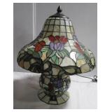 Like new stained glass style electric light.