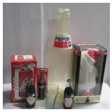 Various Coca-Cola collectibles including