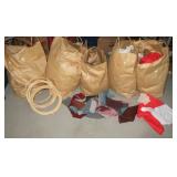 Various leather material, embroidery hoops, Various leather material, embroidery hoops,