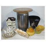 Cookie jar, Presidential teapot, ceramic corn on