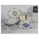 Lennox votives and cup, various plates, candle Lennox votives and cup, various plates, candle