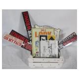 ( 13) Various metal signs including Snoopy, ( 13) Various metal signs including Snoopy,