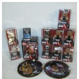 (10) Star Wars wind ups in original packages, (2)