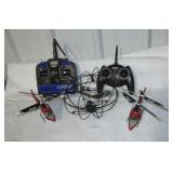 Various RC related items including helicopters,