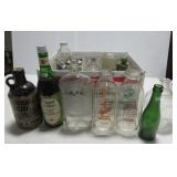 Group of vintage glassware including dairy Group of vintage glassware including dairy