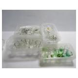 (4) Small totes that includes 91 shot glasses. (4) Small totes that includes 91 shot glasses.