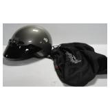 Street & Steel motorcycle helmet with cover