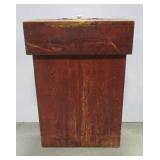 Wood clothes hamper. Measures 28.5" h x 38.5" w x Wood clothes hamper. Measures 28.5" h x 38.5" w x