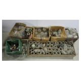Very large group of canning jars, glass vases, Very large group of canning jars, glass vases,