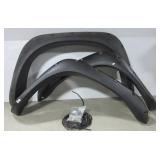 (4) Plastic truck fenders flared. (4) Plastic truck fenders flared.