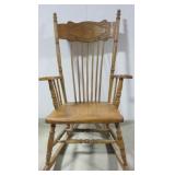 Vintage wood rocker. Vintage wood rocker.