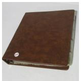 Three ring binder of foreign money including Three ring binder of foreign money including