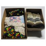 Vintage hand made quilted quilt, crochet granny Vintage hand made quilted quilt, crochet granny