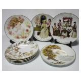 (8) Avon plates with some stands. (8) Avon plates with some stands.