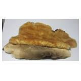 Whitetail hide & sheep hide. Whitetail hide & sheep hide.