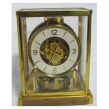 LeCoultre dome clock. Measures 9" h x 7" w x 5"