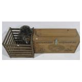 Mattamuskeet sportsman box, wood crate, &