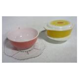Vintage Pyrex bowl, casserole dish with lids, Vintage Pyrex bowl, casserole dish with lids,