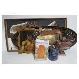Elvis clock, home décor pieces, salt crystal Elvis clock, home décor pieces, salt crystal