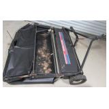 Ranch King 42" lawn sweep. Note: Bag shows wear. Ranch King 42" lawn sweep. Note: Bag shows wear.